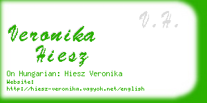 veronika hiesz business card